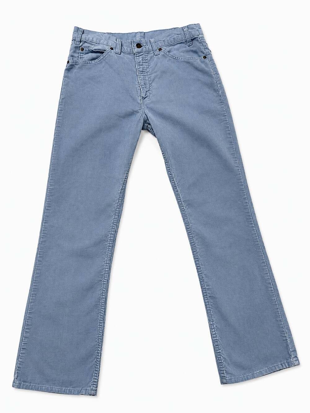 Vintage Levi's 517 Blue Corduroy Bootcut Pants W31 L32 Made in USA